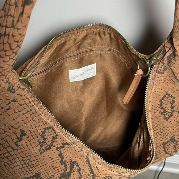 Universal Thread Brown Snake Print Hobo Bag - Picture 7 of 12
